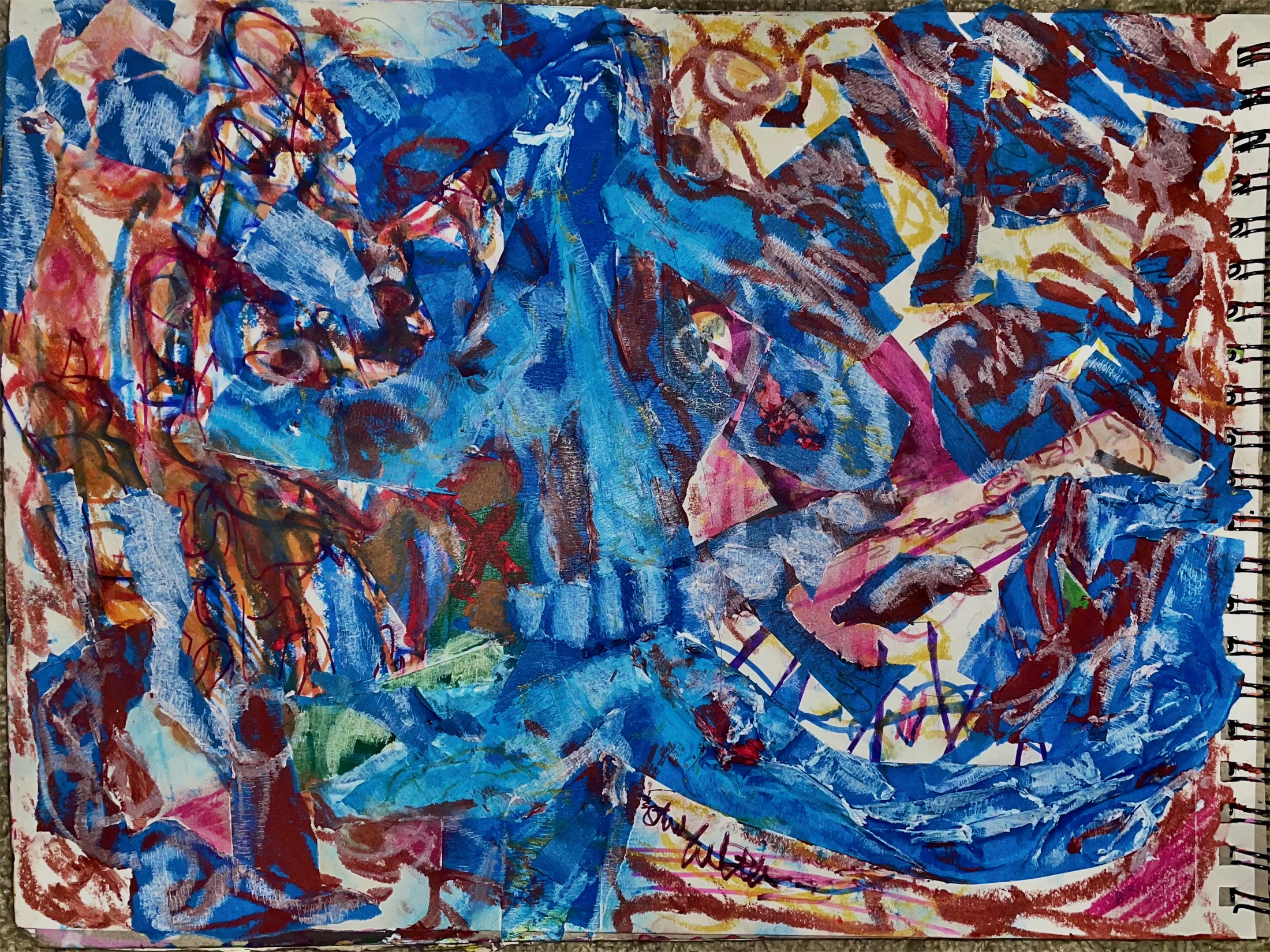 Untitled (Mixed Media Monster)