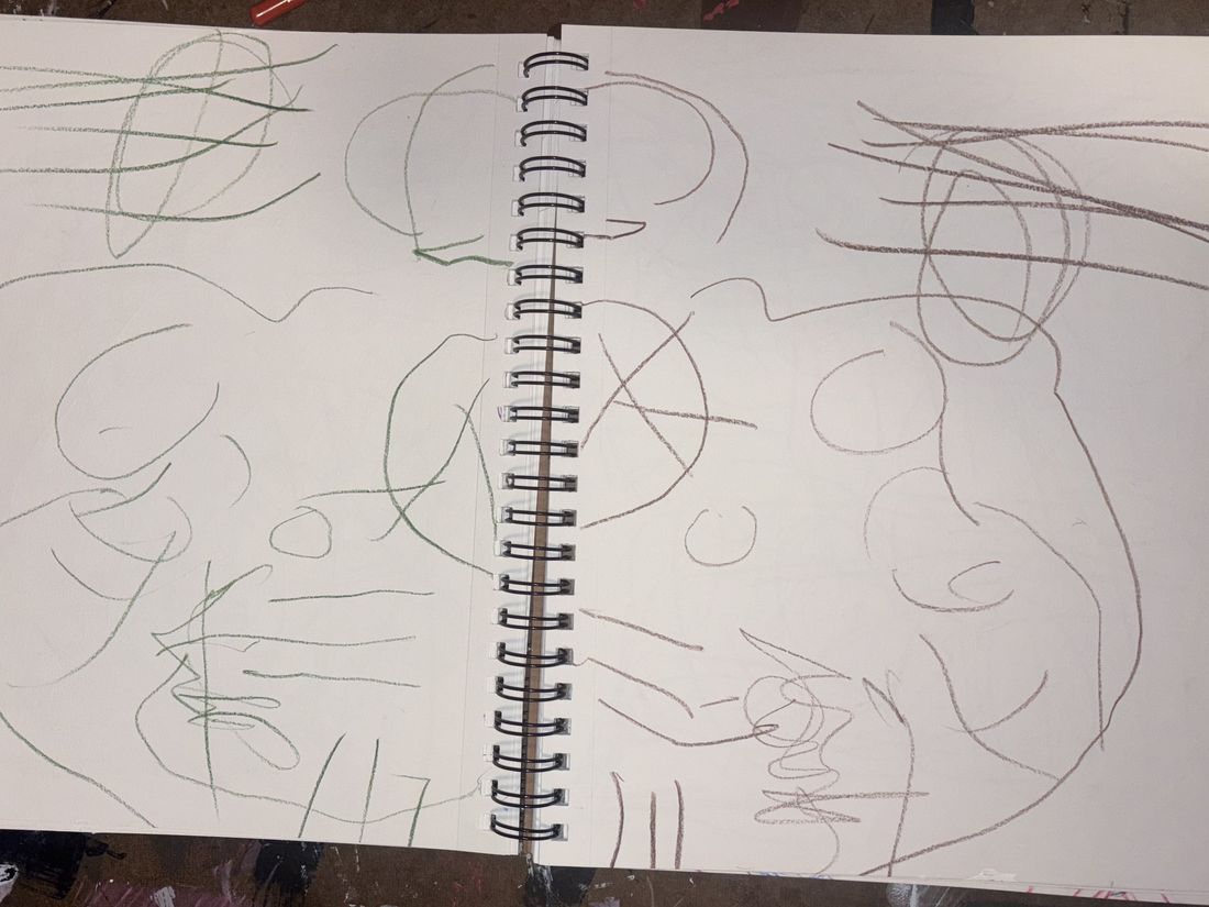 Lefty Rehab / Training Sketchbook page 7