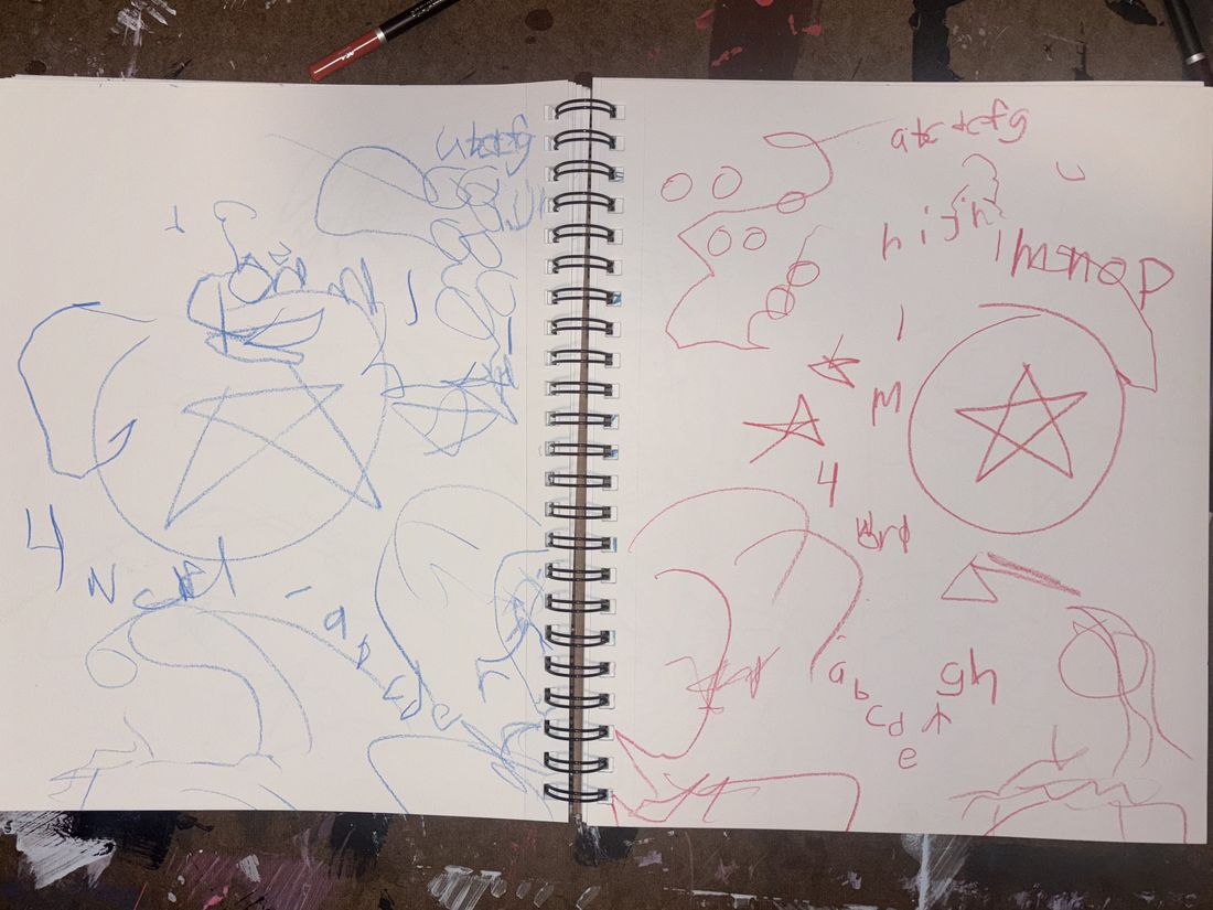Lefty Rehab / Training Sketchbook page 10