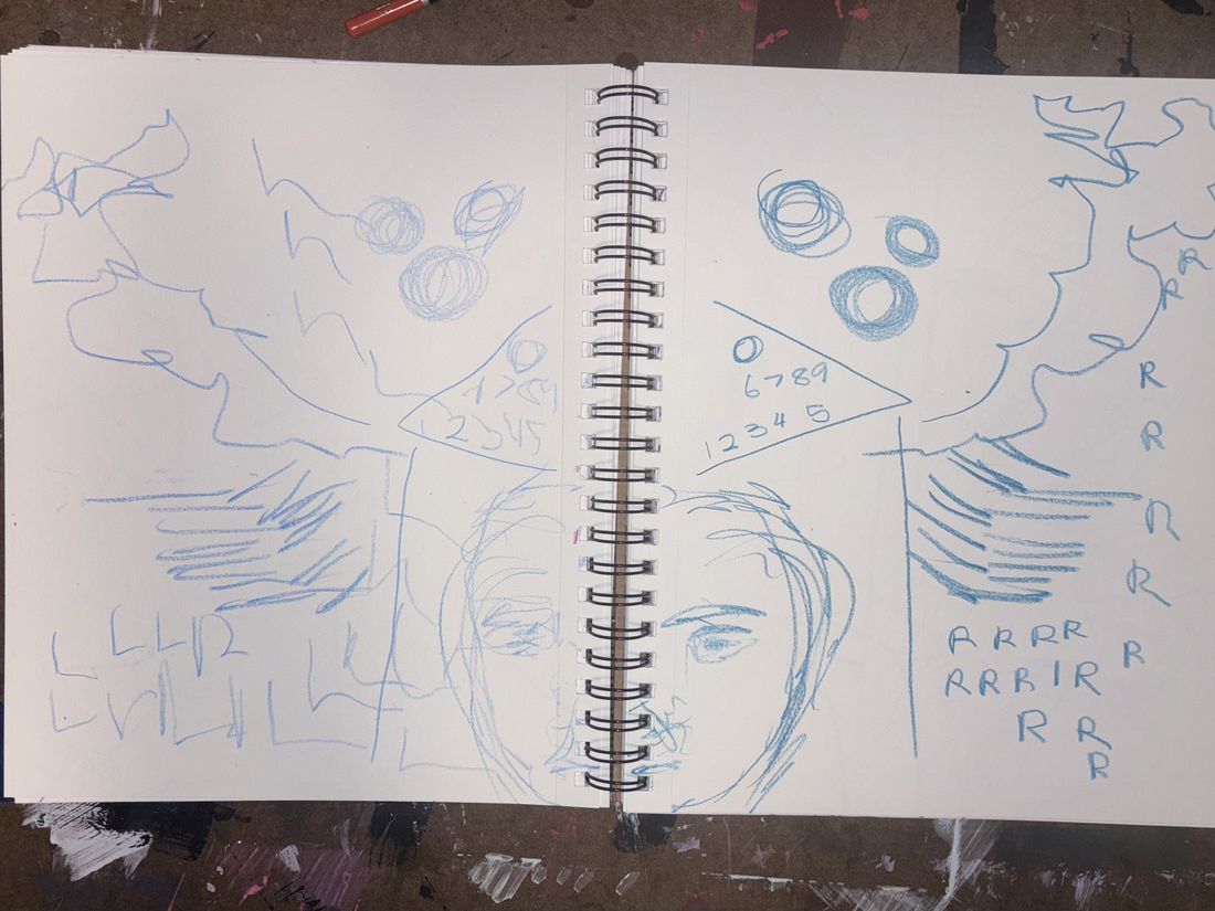 Lefty Rehab / Training Sketchbook page 12
