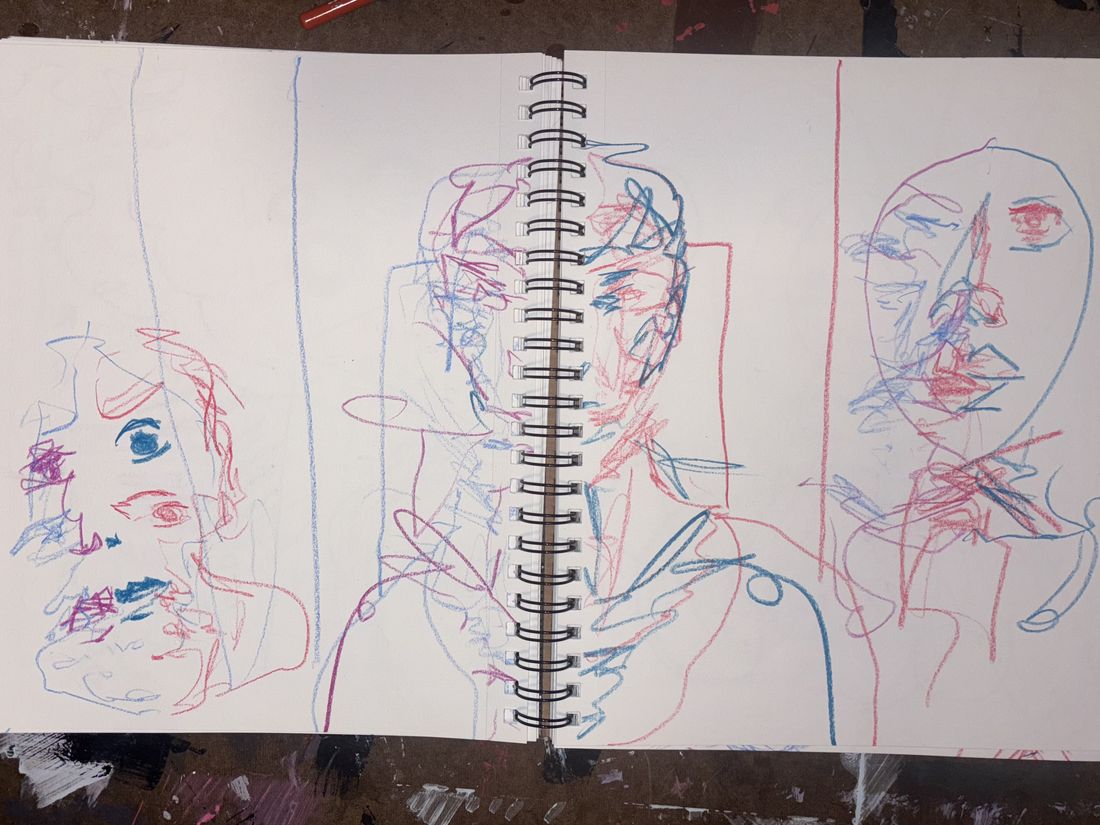 Lefty Rehab / Training Sketchbook page 13