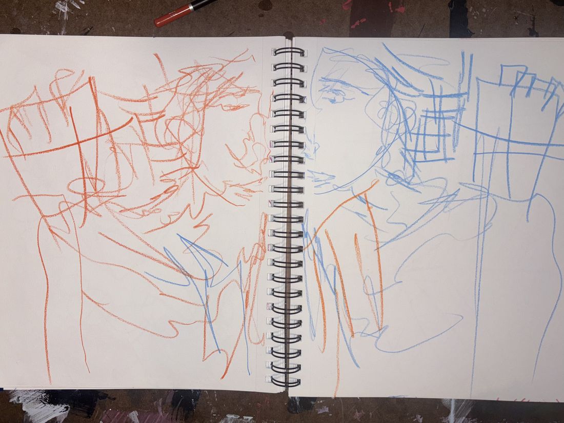Lefty Rehab / Training Sketchbook page 19