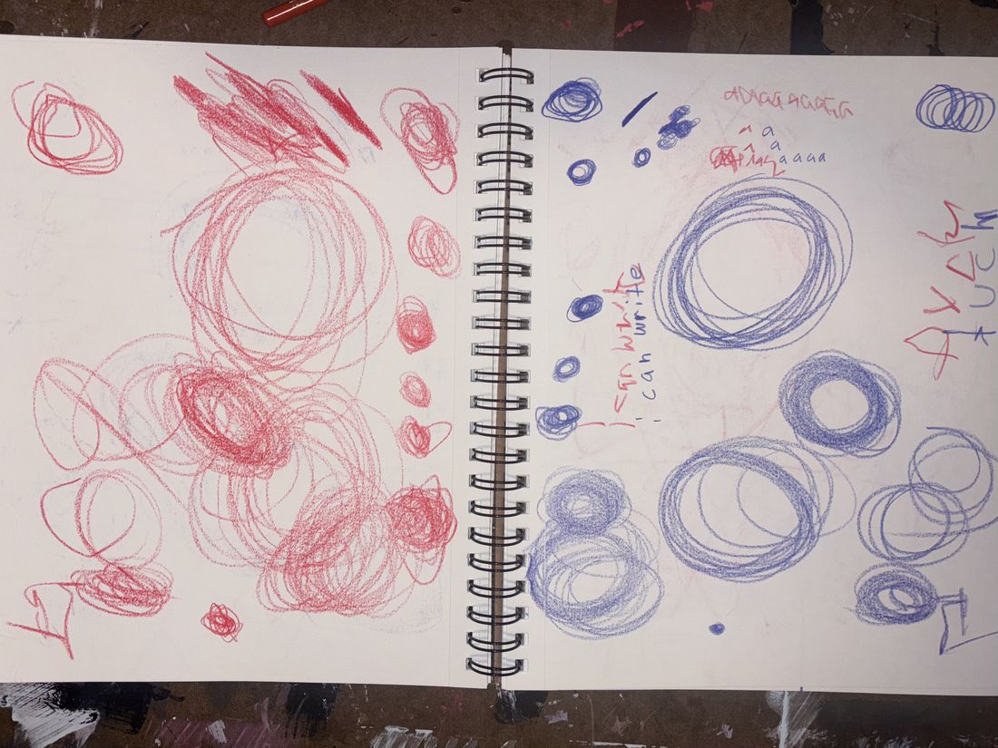 Lefty Rehab / Training Sketchbook page 21
