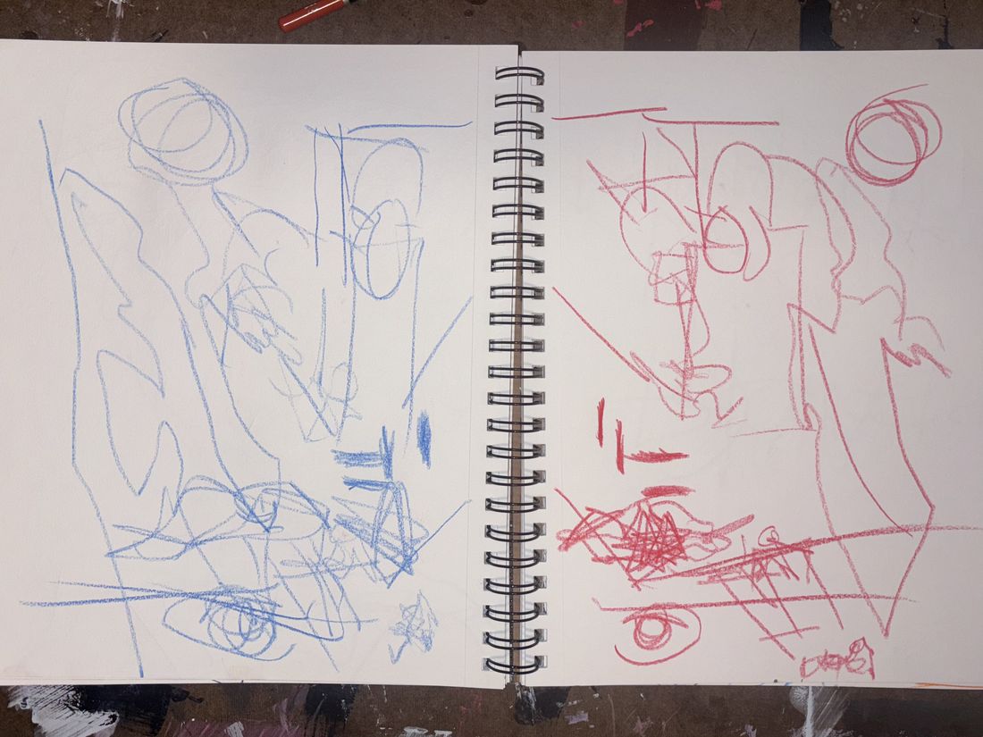 Lefty Rehab / Training Sketchbook page 31