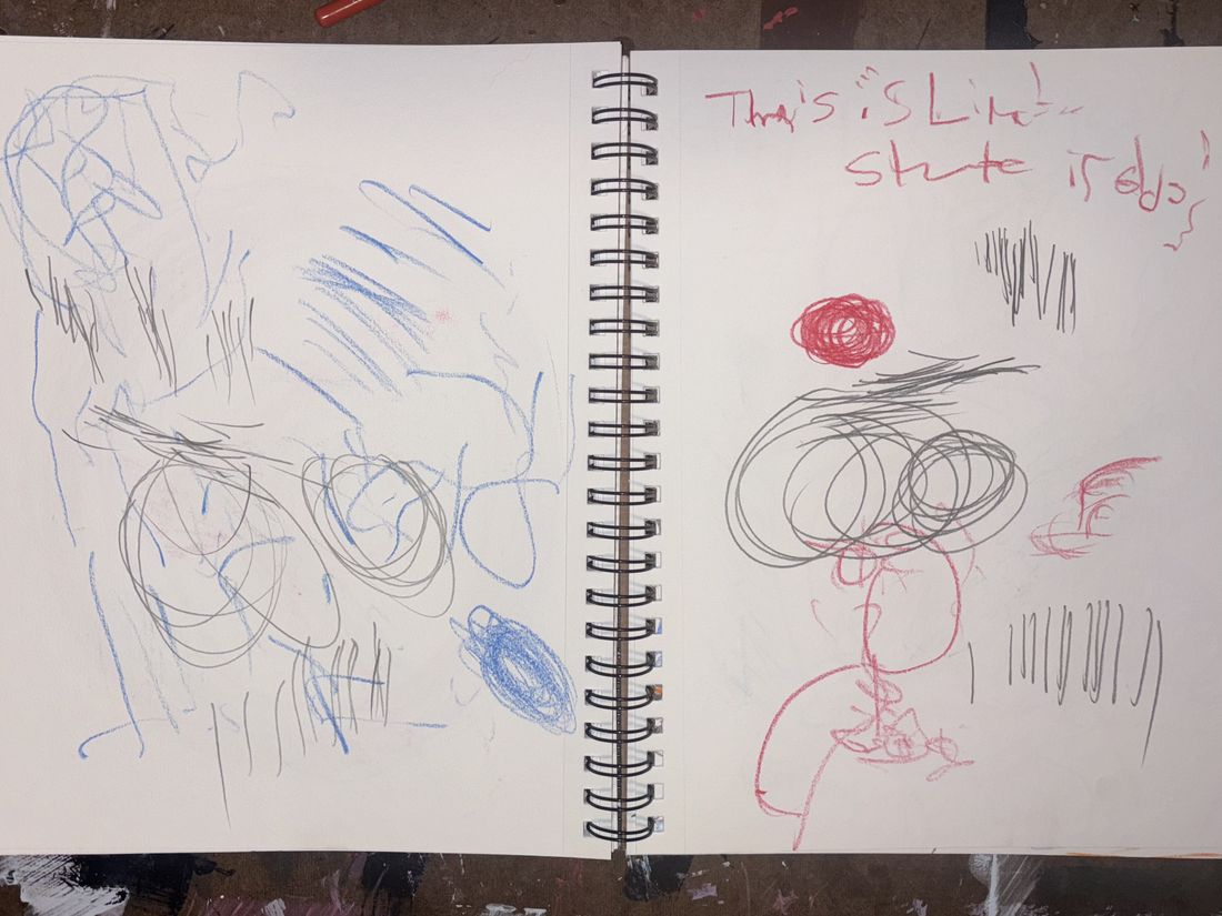 Lefty Rehab / Training Sketchbook page 33