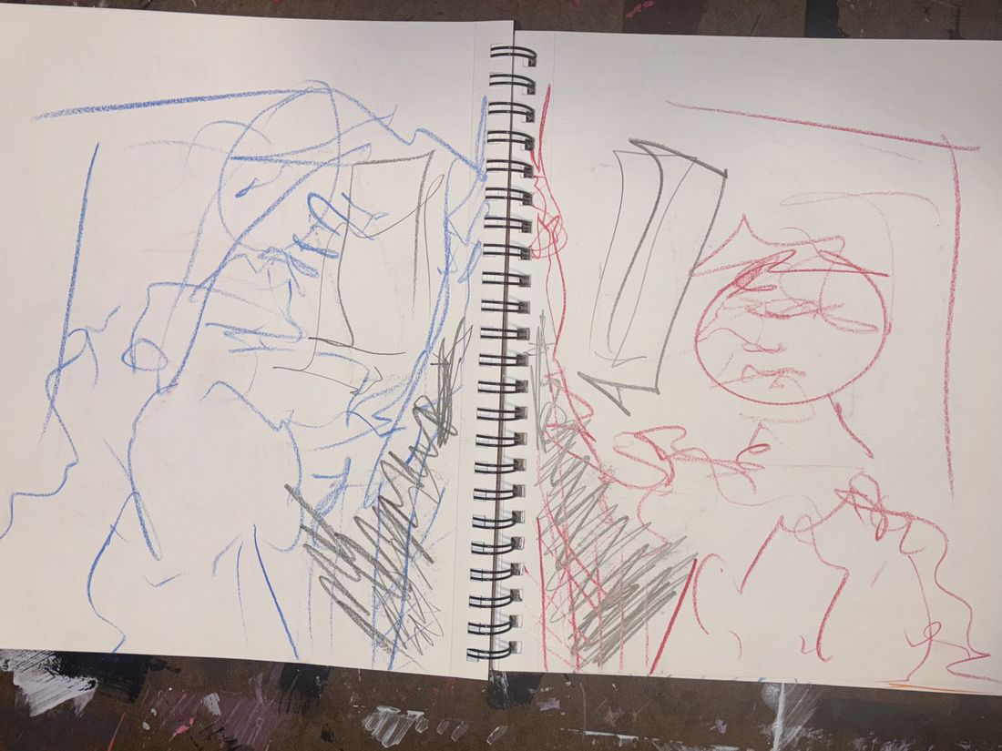 Lefty Rehab / Training Sketchbook page 35