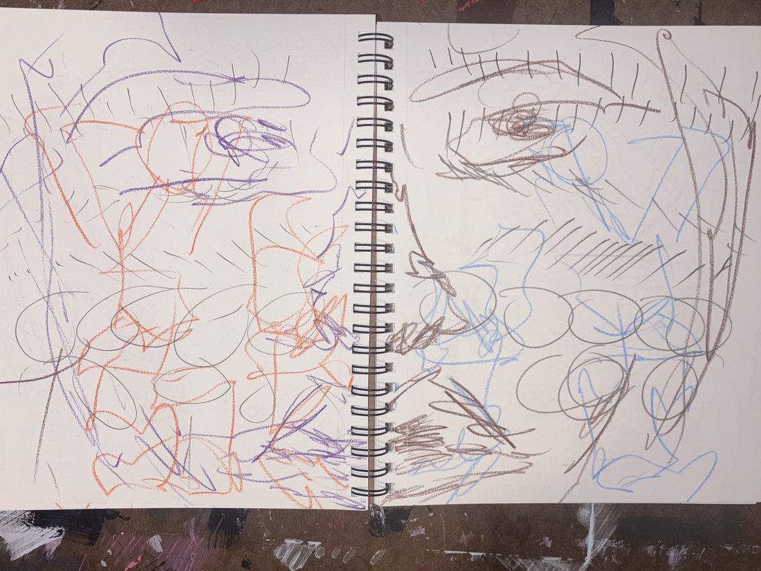 Lefty Rehab / Training Sketchbook page 38
