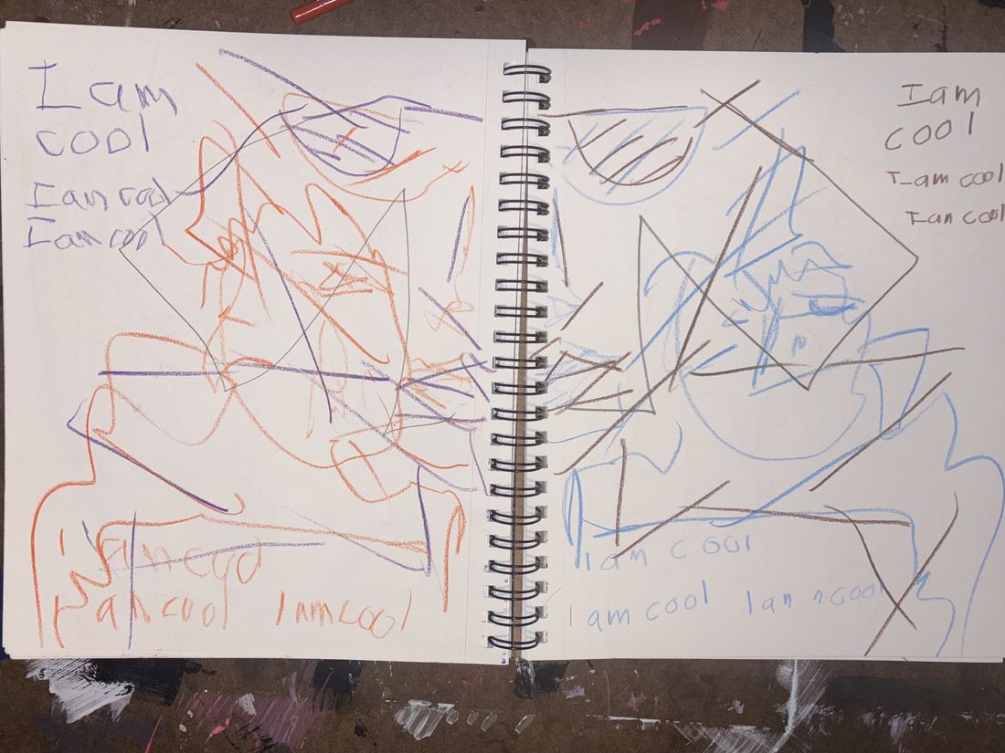 Lefty Rehab / Training Sketchbook page 39