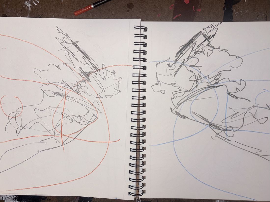 Lefty Rehab / Training Sketchbook page 41