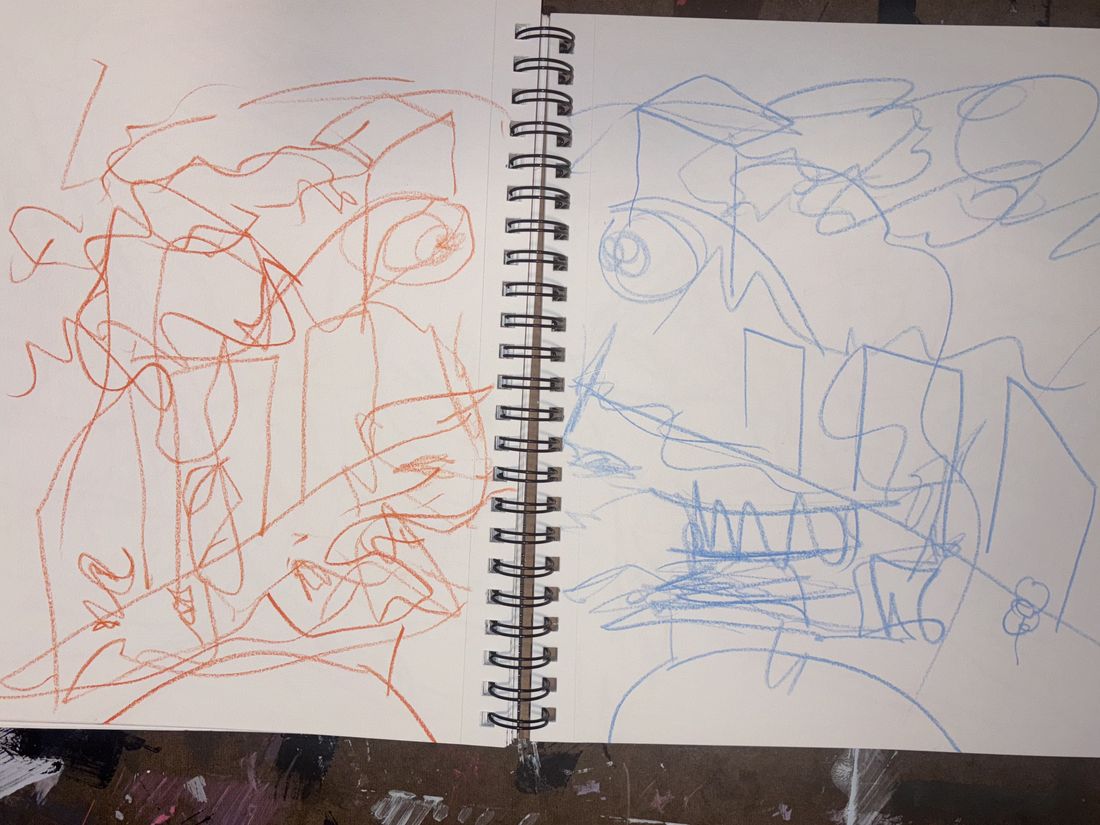 Lefty Rehab / Training Sketchbook page 43