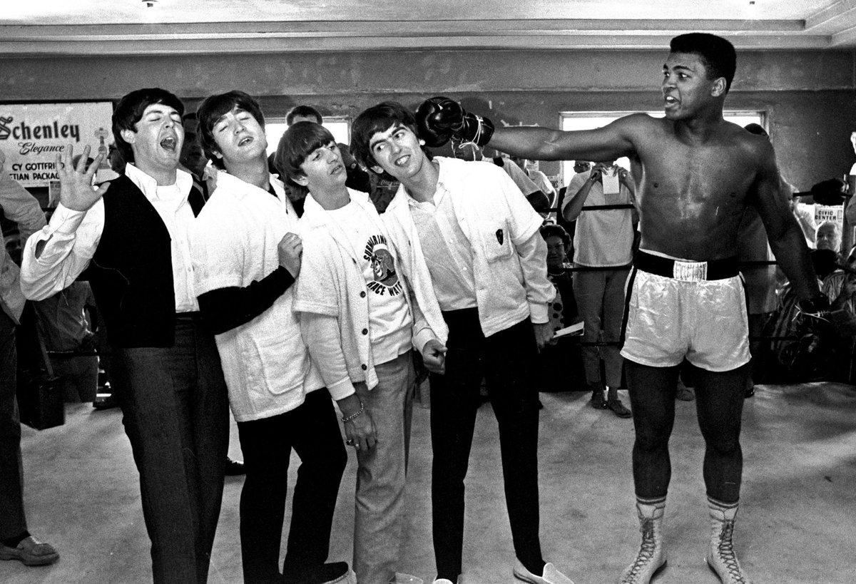 The Beatles meet Cassius Clay, Miami Beach (1964)