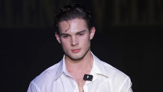 Braden Peters on the runway