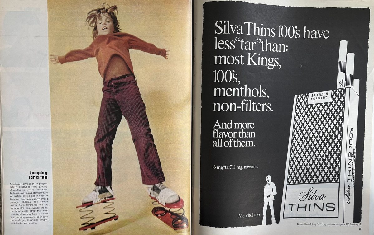 Page 05: Silva Thins skater advertisement
