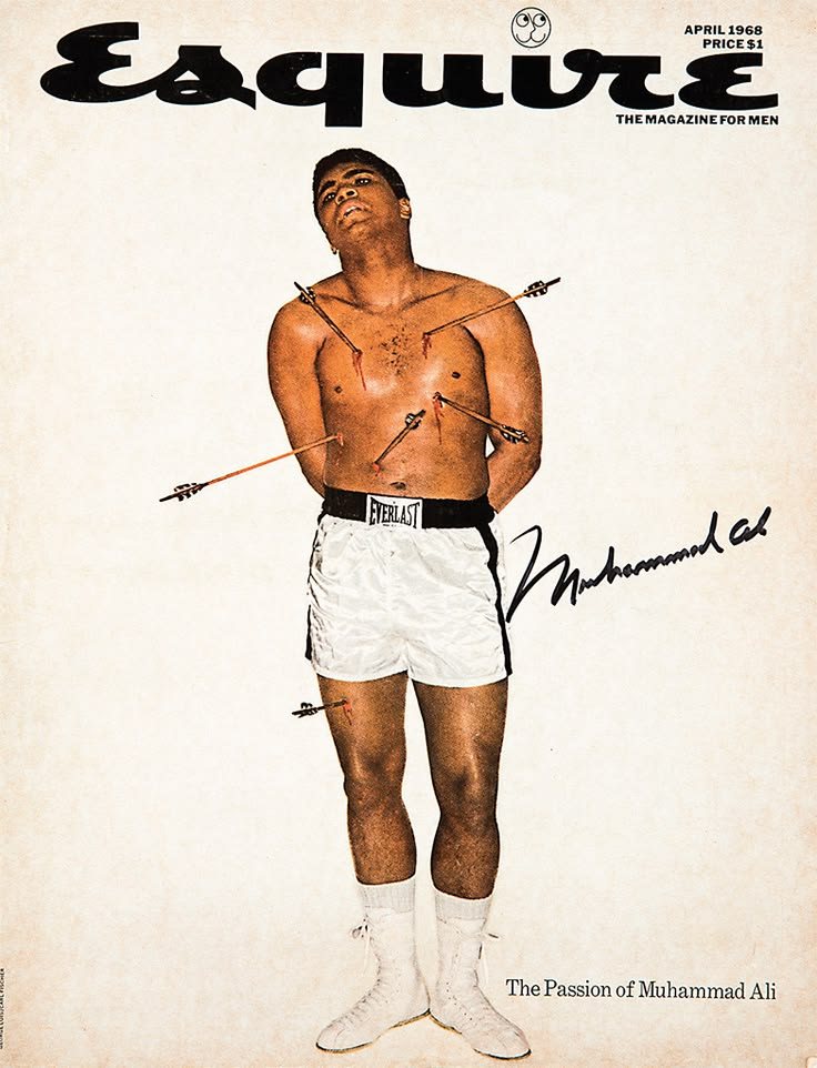 Muhammad Ali as Saint Sebastian