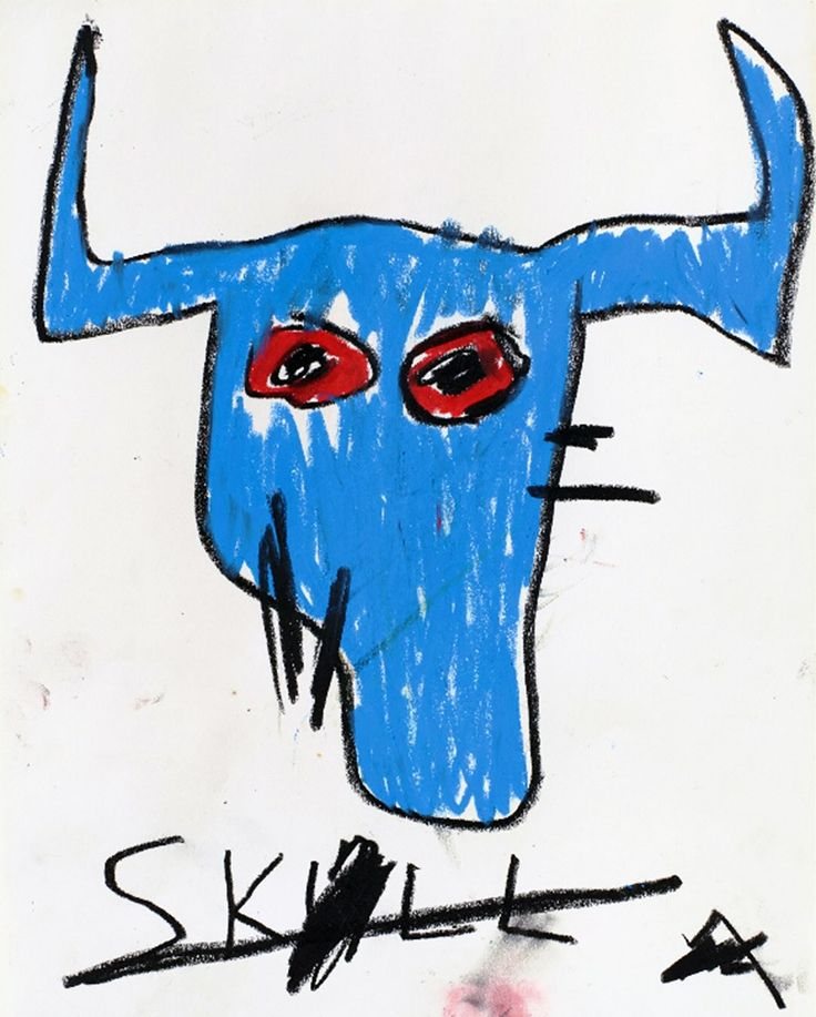 SKULL (bull drawing)